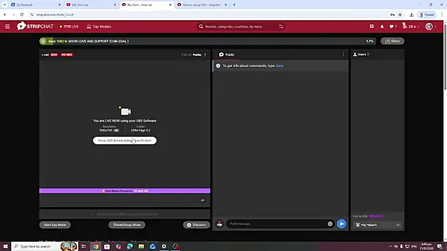 Bella CiaoX online show from March 31, 2026, 10:50 am