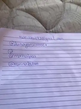 Snapshot of marinalopessss chatting on July 11, 2026, 3:01 pm marinalopessss online show from July 11, 2026, 3:01 pm