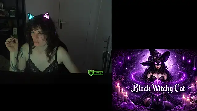 Black Kitty Witch online show from July 24, 2026, 9:22 pm