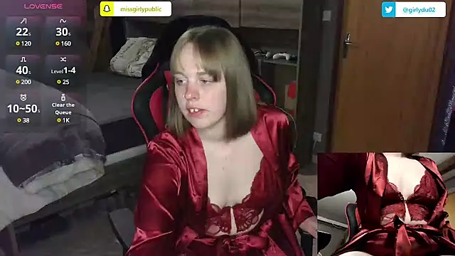 Snapshot of MissGirly chatting on March 20, 2025, 7:14 pm MissGirly online show from March 20, 2025, 7:14 pm