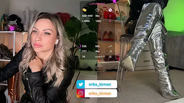 Erika Kirman online show from January 19, 2026, 2:21 pm