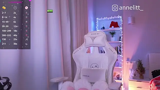 Snapshot of Annelitt chatting on January 8, 2025, 9:01 pm Annelitt online show from January 8, 2025, 9:01 pm