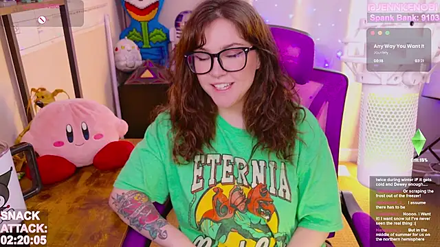 Snapshot of JennKenobi chatting on March 17, 2025, 3:40 pm JennKenobi online show from March 17, 2025, 3:40 pm