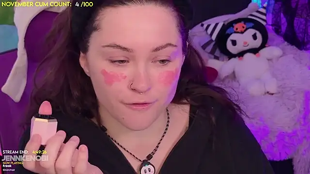 Snapshot of JennKenobi chatting on November 4, 2025, 3:49 pm JennKenobi online show from November 4, 2025, 3:49 pm