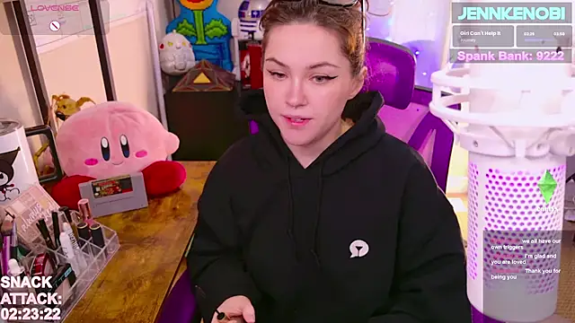 Snapshot of JennKenobi chatting on March 18, 2025, 3:33 pm JennKenobi online show from March 18, 2025, 3:33 pm