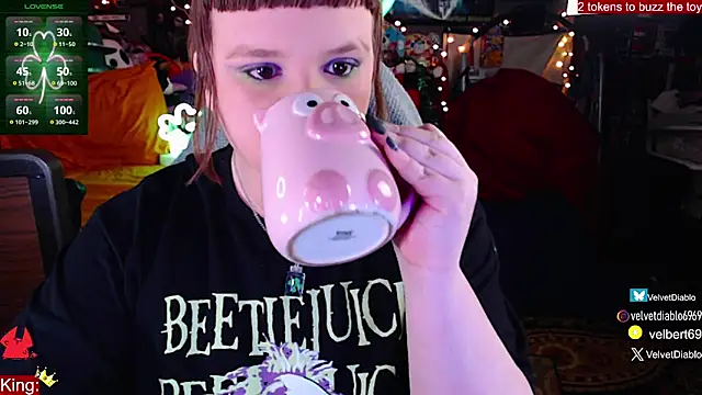 VelvetDiablo online show from March 11, 2025, 11:58 pm