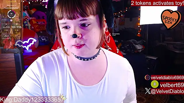 VelvetDiablo online show from October 1, 2025, 11:41 pm