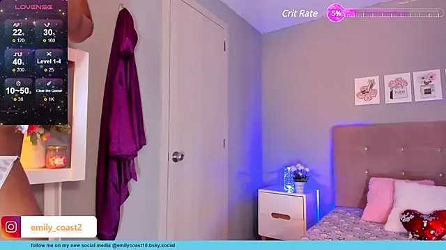 EmilyCoast-1 online show from March 7, 2025, 3:07 pm