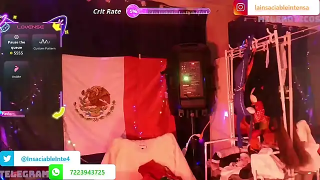 LaInsaciableIntensa online show from July 6, 2026, 1:12 am