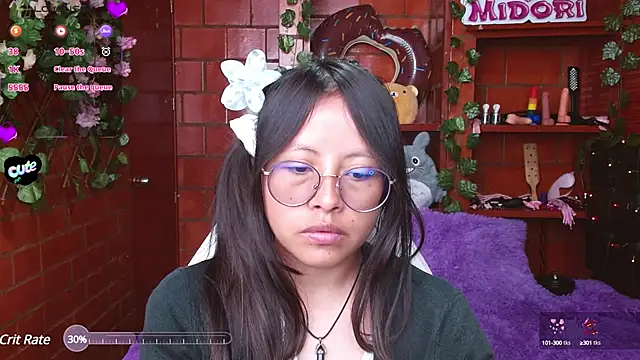 MidoriQuiinn online show from March 13, 2025, 5:07 pm