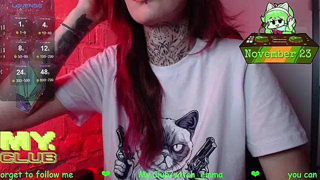 Witch Emma online show from November 23, 2025, 6:51 pm