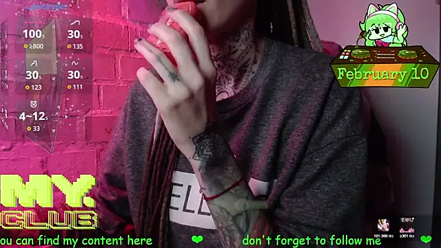 Witch Emma online show from February 10, 2026, 8:02 am