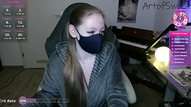 Snapshot of ArtofSweet chatting on November 24, 2025, 7:03 pm ArtofSweet online show from November 24, 2025, 7:03 pm