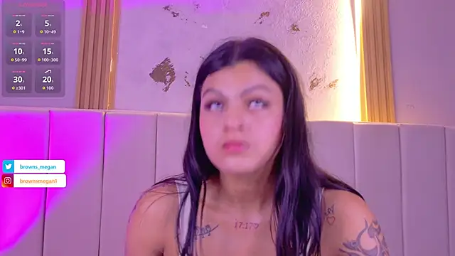 Snapshot of Megan_browns1 chatting on February 26, 2026, 1:11 pm Megan browns1 online show from February 26, 2026, 1:11 pm