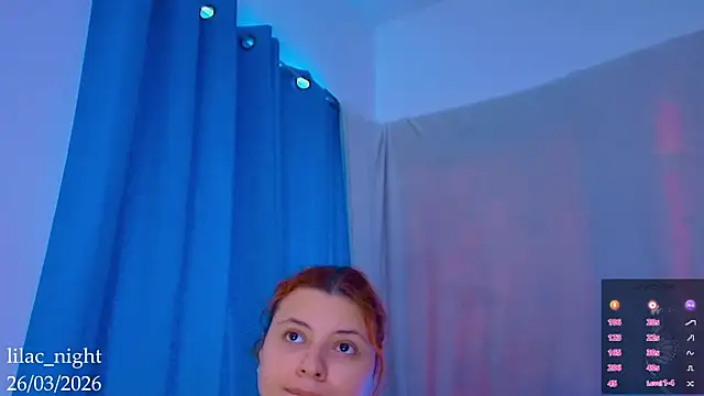 lilac night33 online show from March 30, 2026, 6:09 pm