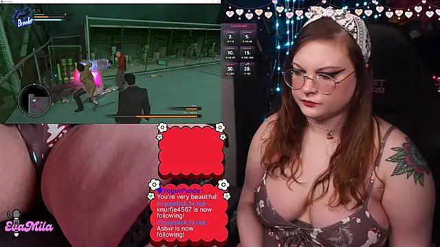 Snapshot of evamila chatting on February 8, 2026, 11:13 pm evamila online show from February 8, 2026, 11:13 pm