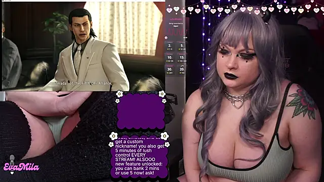 Snapshot of evamila chatting on February 4, 2026, 6:14 pm evamila online show from February 4, 2026, 6:14 pm