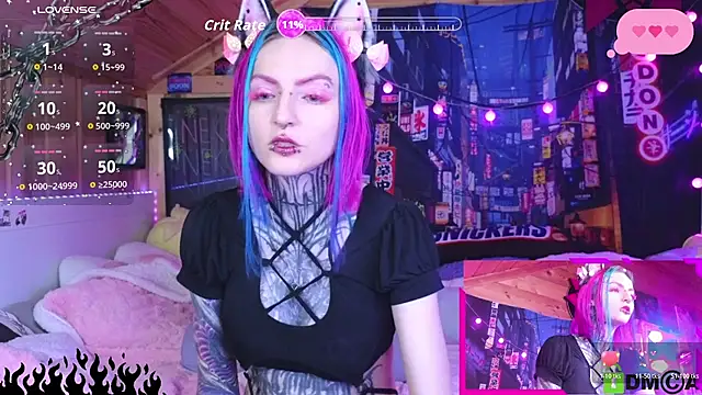 Snapshot of NekoCyber chatting on February 18, 2026, 5:05 am NekoCyber online show from February 18, 2026, 5:05 am