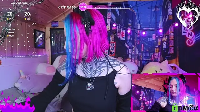 NekoCyber online show from November 9, 2025, 5:11 am