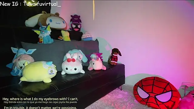 Snapshot of TuWaifuVirtual1 chatting on November 28, 2025, 11:27 pm TuWaifuVirtual1 online show from November 28, 2025, 11:27 pm