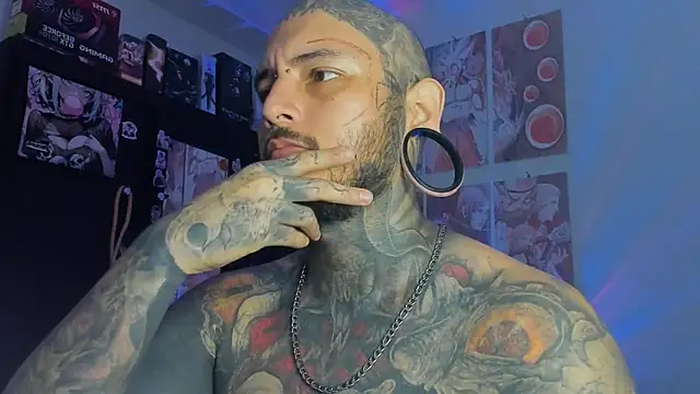 DEATHINK666XX online show from October 19, 2025, 3:37 pm