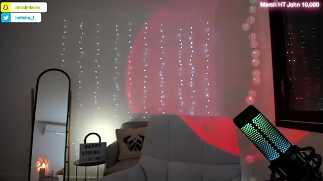 ImKeira online show from March 9, 2026, 8:12 pm